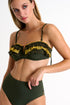 Shan Mia Mesh bandeau bikini top